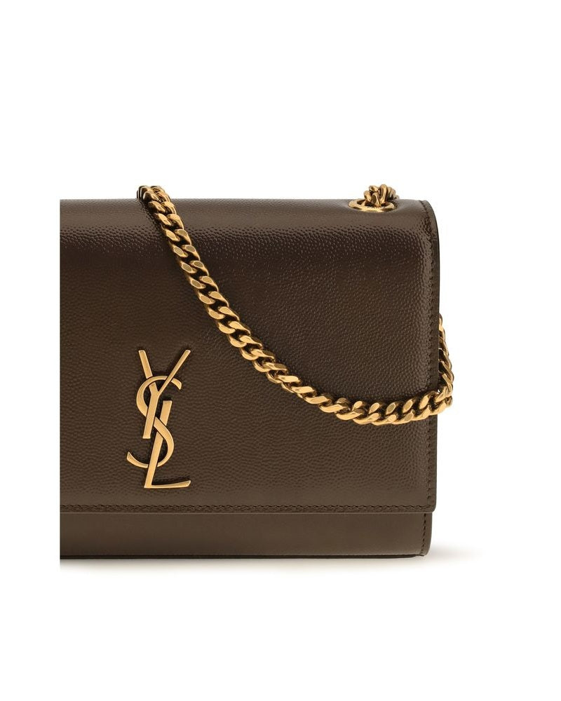 Saint Laurent Brown Shoulder Bag Glam Steals