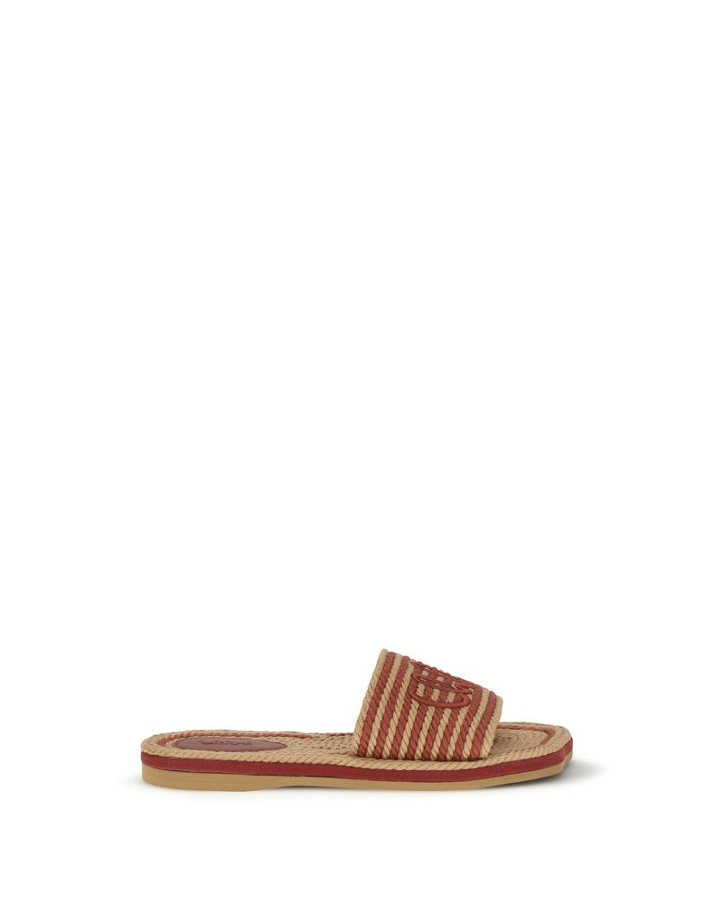 Brown Lamb Ovis Aries Aries Flat Sandals
