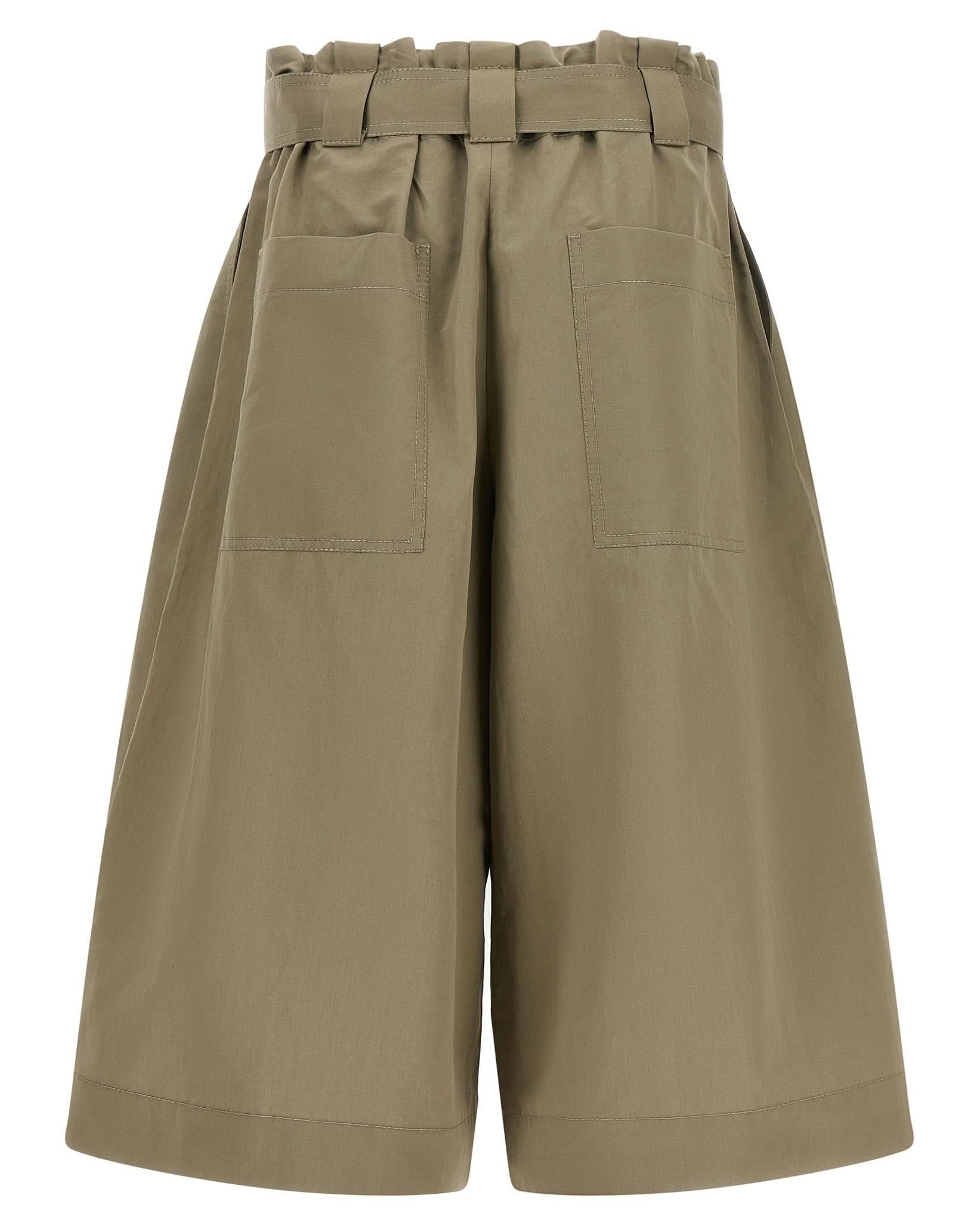 Brunello Cucinelli Bag Waist Bermuda Shorts Glam Steals