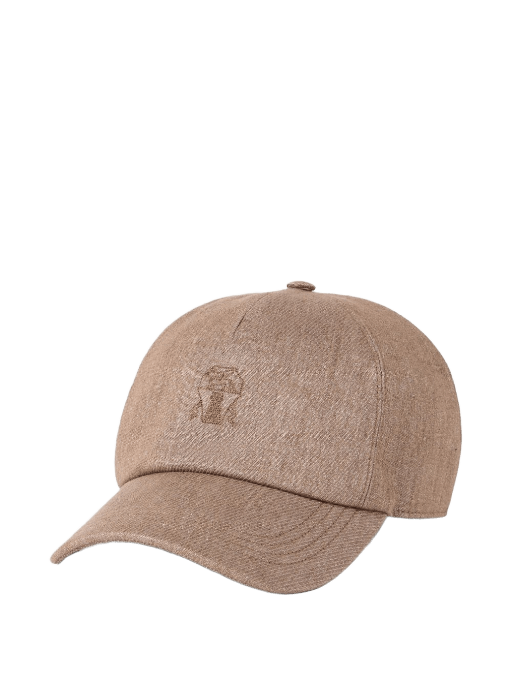 Brunello Cucinelli Baseball Cap with Embroidered Logo Glam Steals