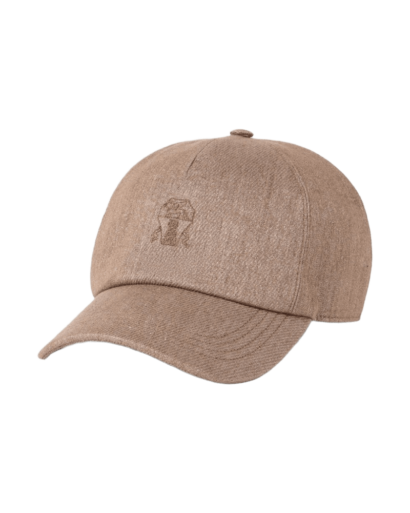 Brunello Cucinelli Baseball Cap With Embroidered Logo Glam Steals
