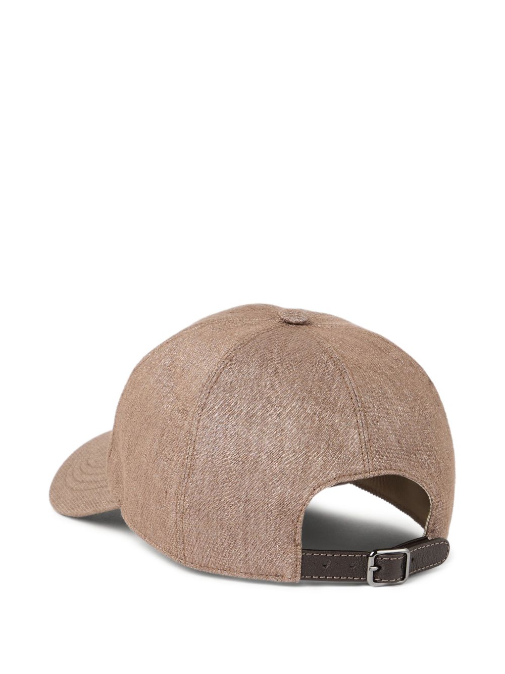 Brunello Cucinelli Baseball Cap with Embroidered Logo Glam Steals
