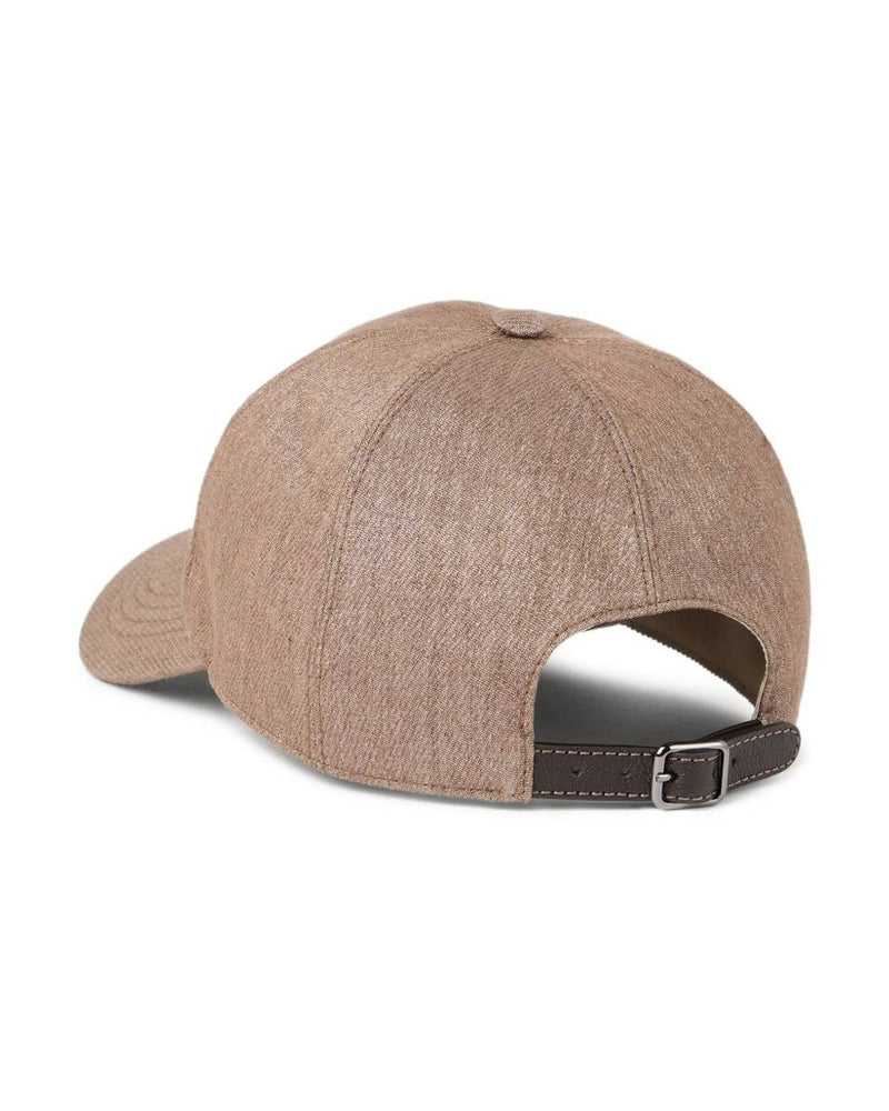 Brunello Cucinelli Baseball Cap with Embroidered Logo Glam Steals