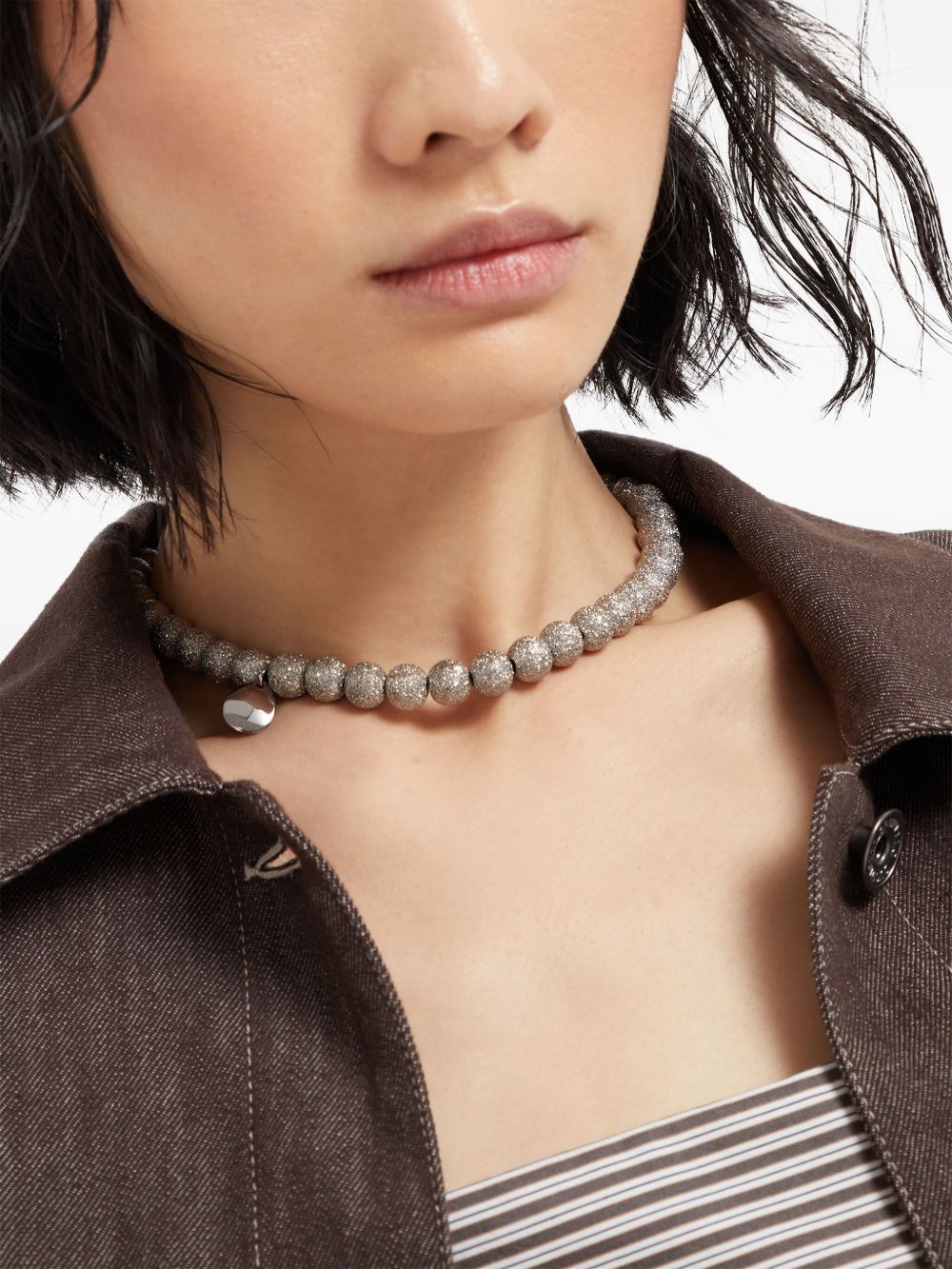 Brunello Cucinelli Bead Necklace Glam Steals