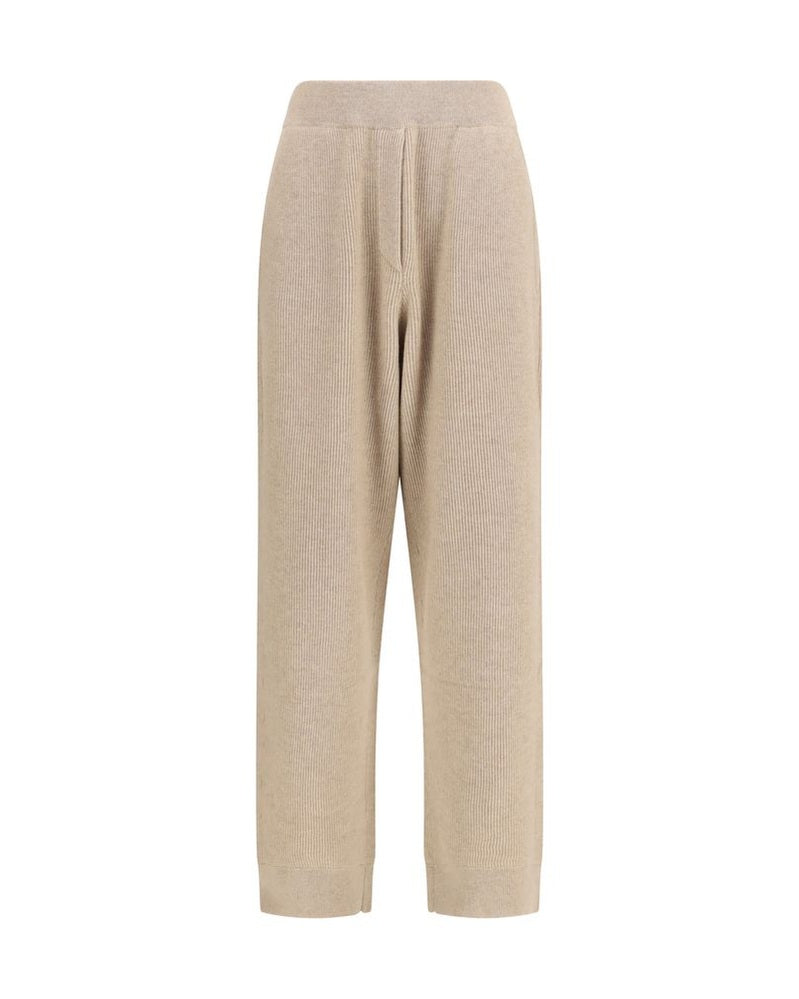 Brunello Cucinelli Beige Cashmere Casual Pant Glam Steals