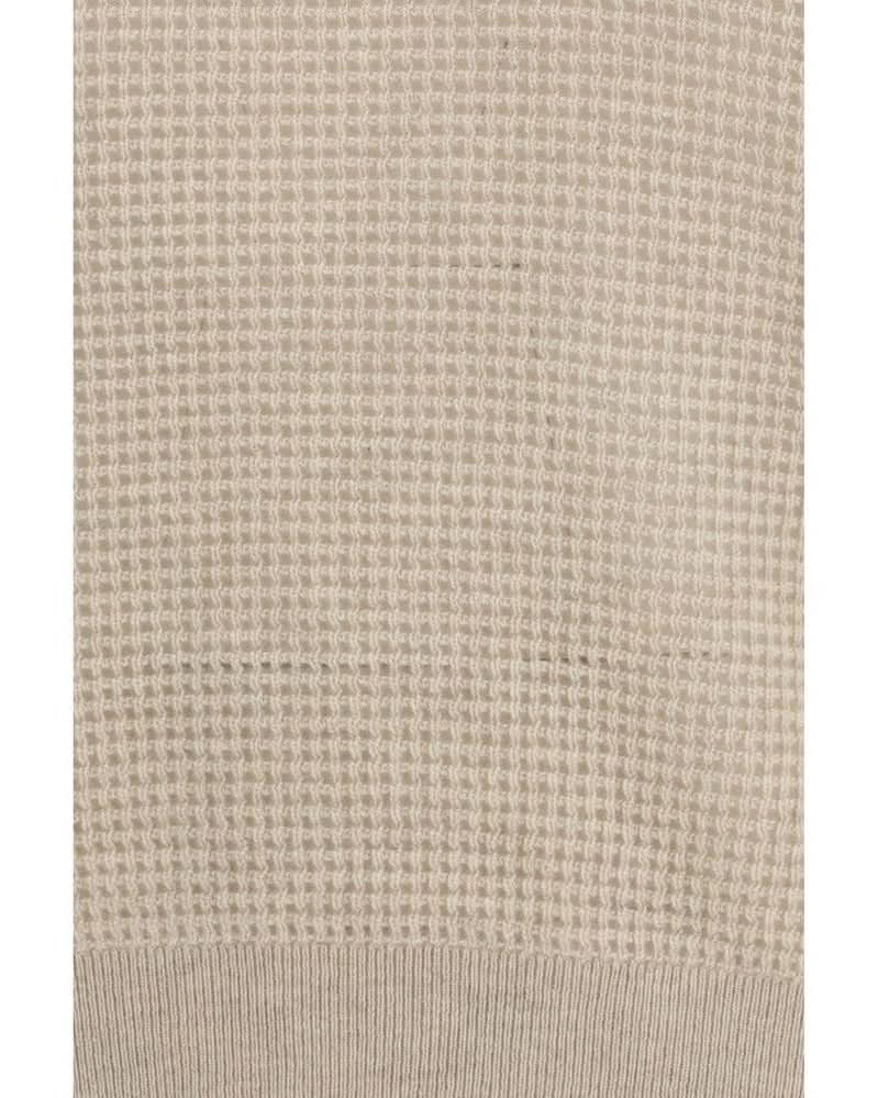 Brunello Cucinelli Beige Cashmere Sweat-shirt 
