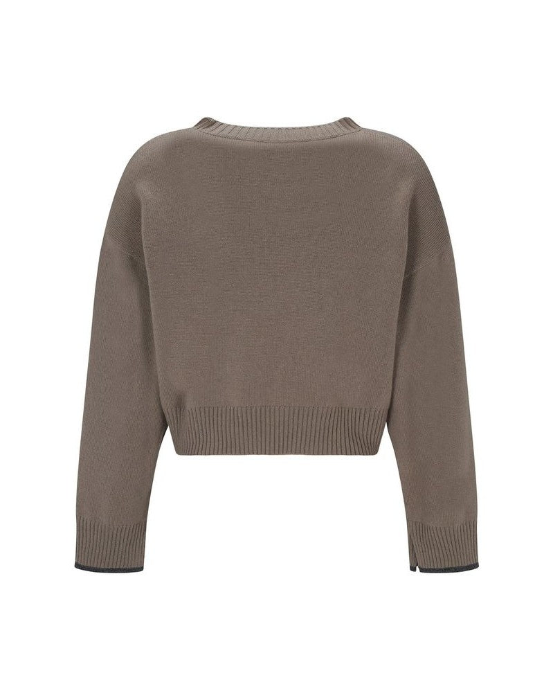 Brunello Cucinelli Beige Cashmere Sweater Glam Steals