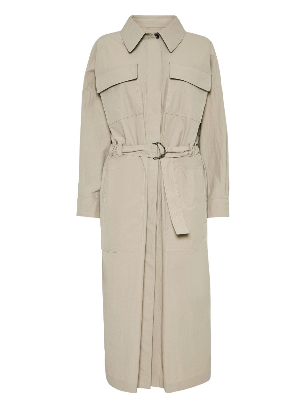 Brunello Cucinelli Beige Coat Glam Steals