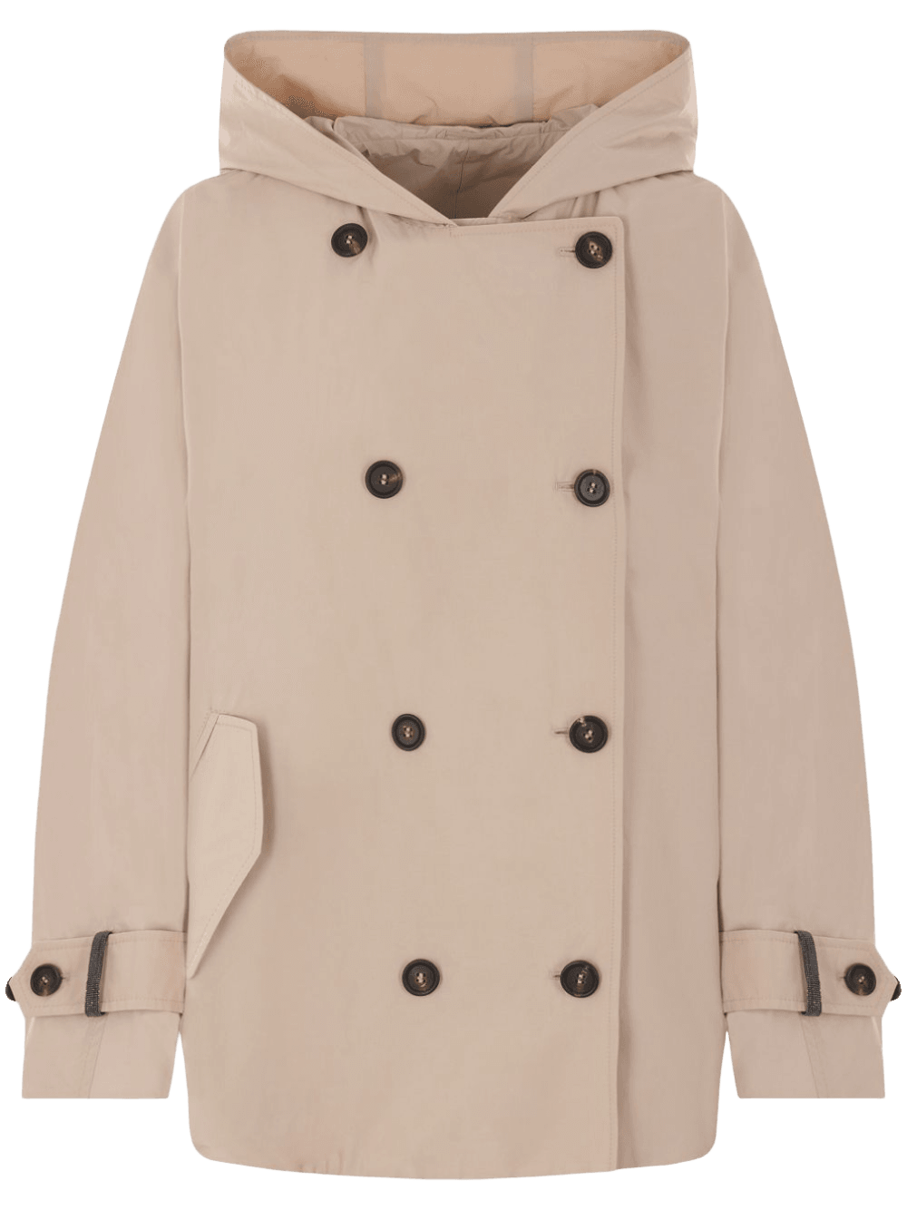 Brunello Cucinelli Beige Coat Glam Steals