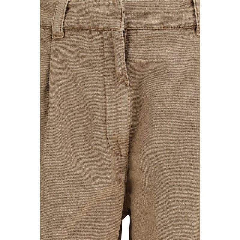 Brunello Cucinelli Beige Cotton Bermuda Shorts Glam Steals
