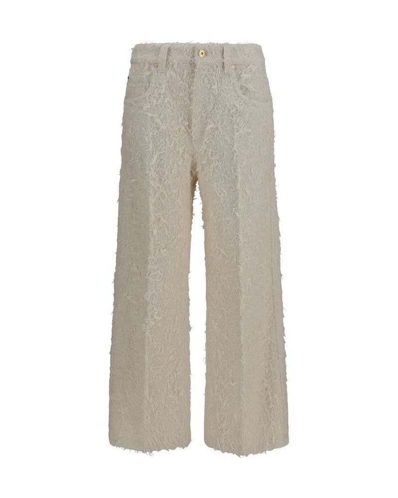 Brunello Cucinelli Beige Cotton Cropped Pant Glam Steals