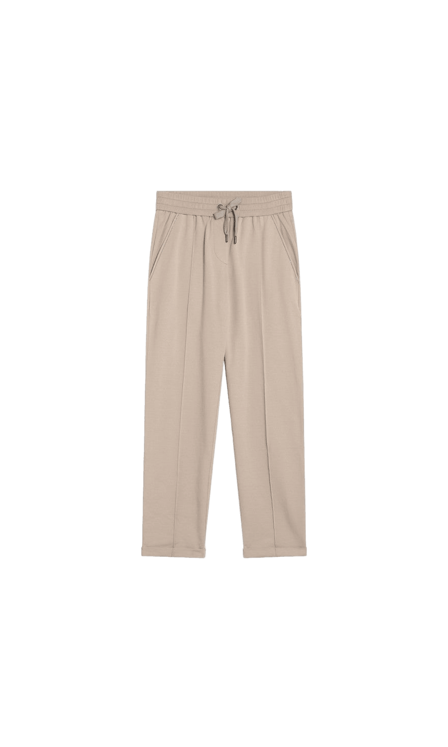 Brunello Cucinelli Beige Cotton Joggers Glam Steals