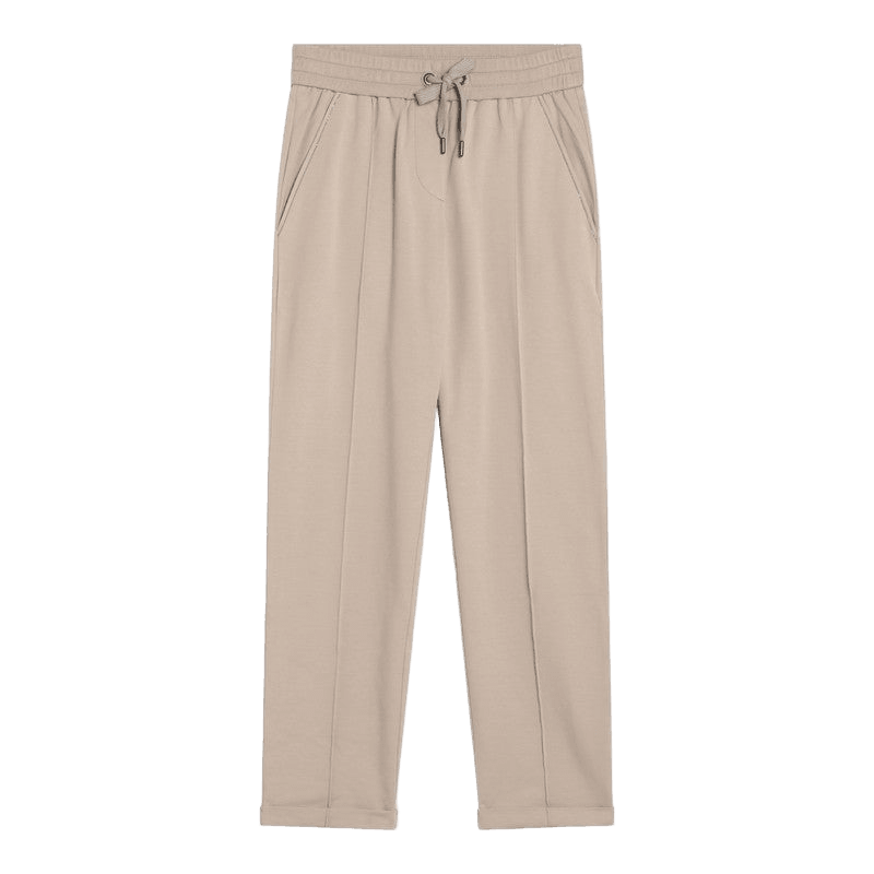 Brunello Cucinelli Beige Cotton Joggers Glam Steals