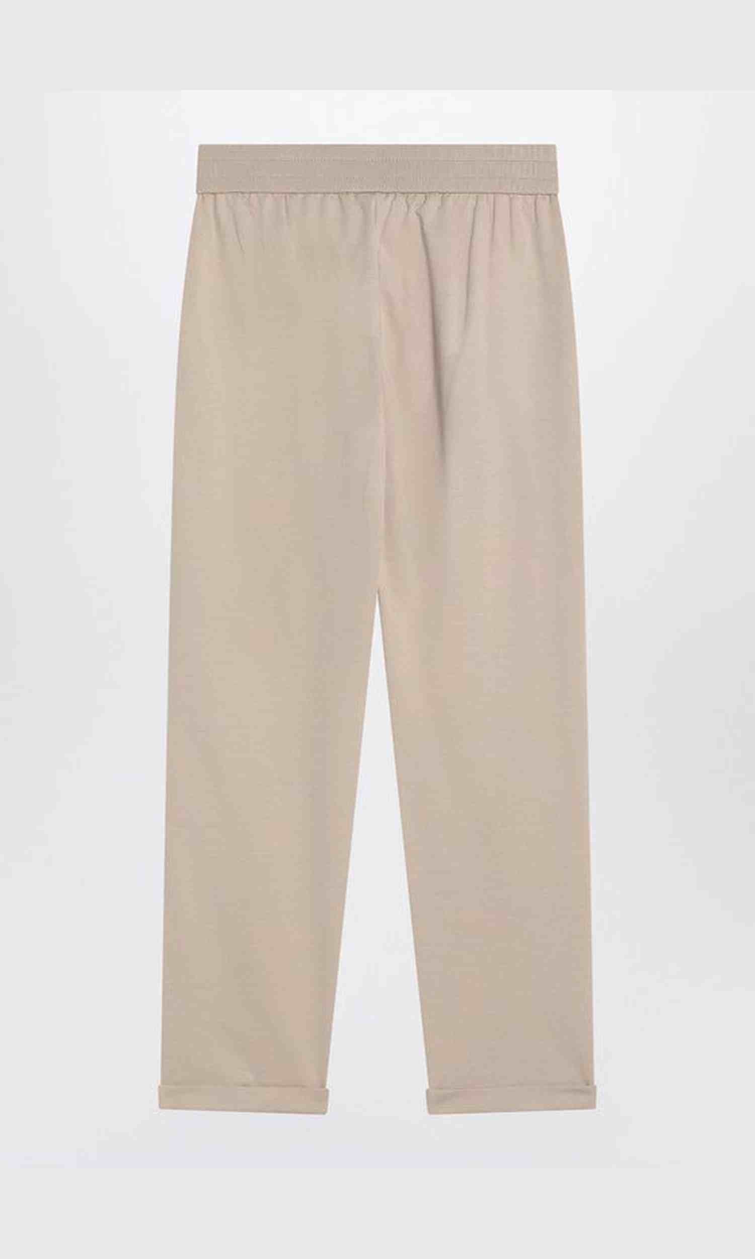 Brunello Cucinelli Beige Cotton Joggers Glam Steals