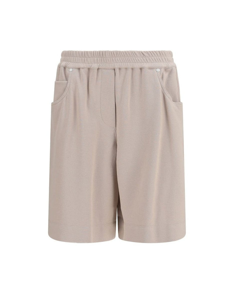 Brunello Cucinelli Beige Cotton Shorts Glam Steals