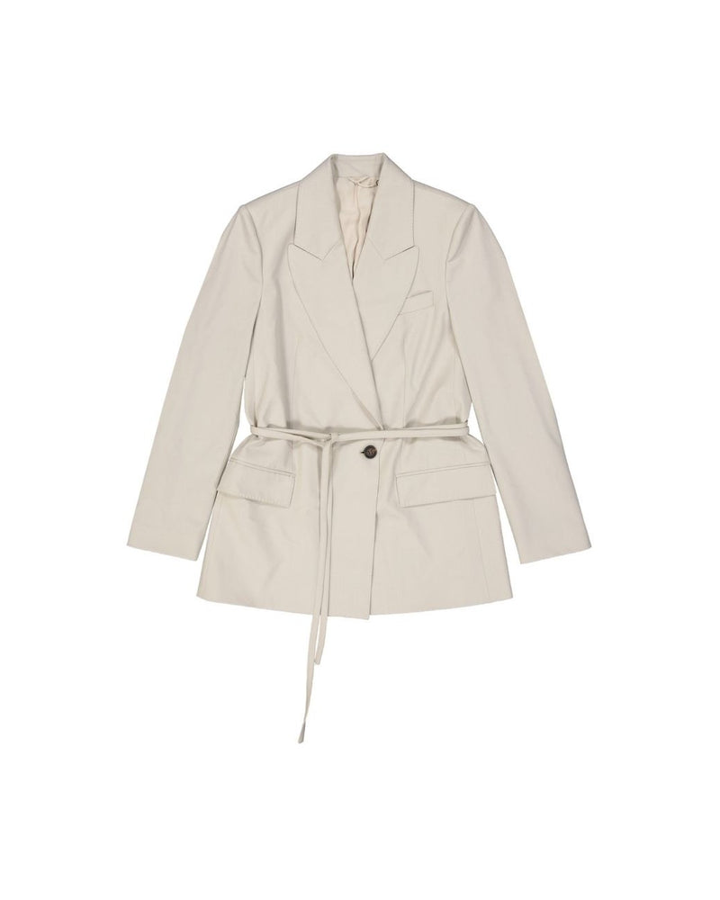 Brunello Cucinelli Beige Elastane Coat Glam Steals
