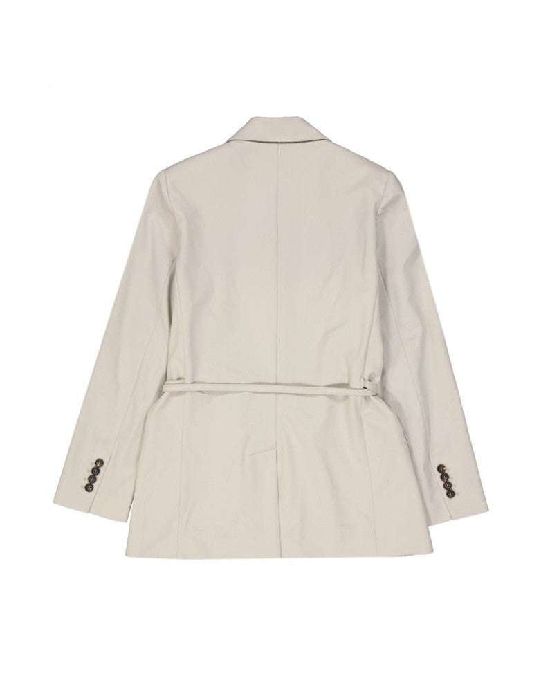 Brunello Cucinelli Beige Elastane Coat Glam Steals
