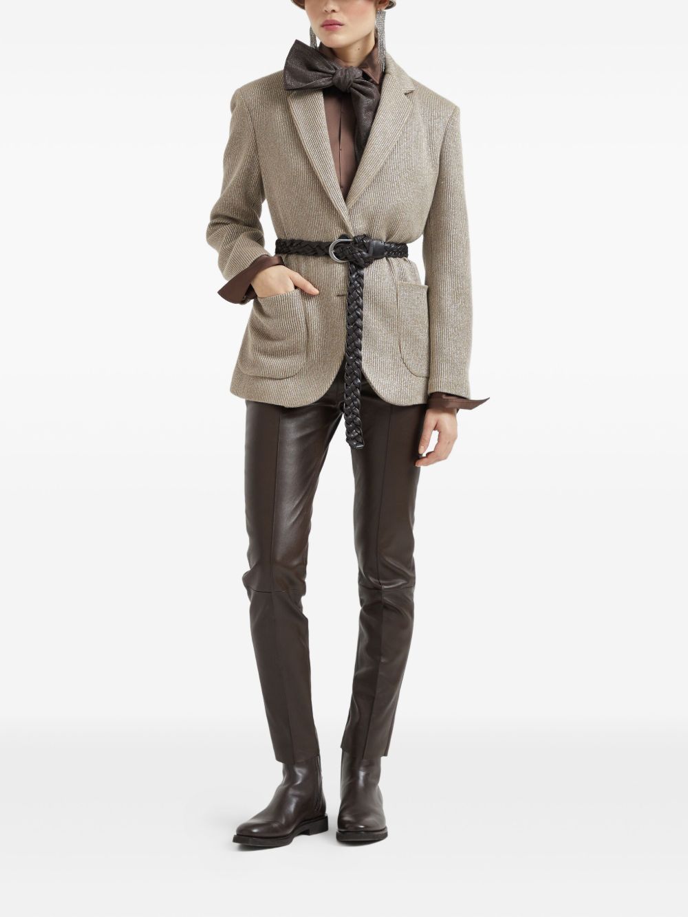 Brunello Cucinelli Beige Jacket Glam Steals