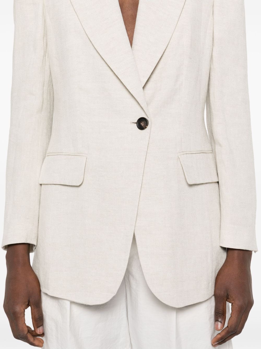 Brunello Cucinelli Beige Jacket Glam Steals