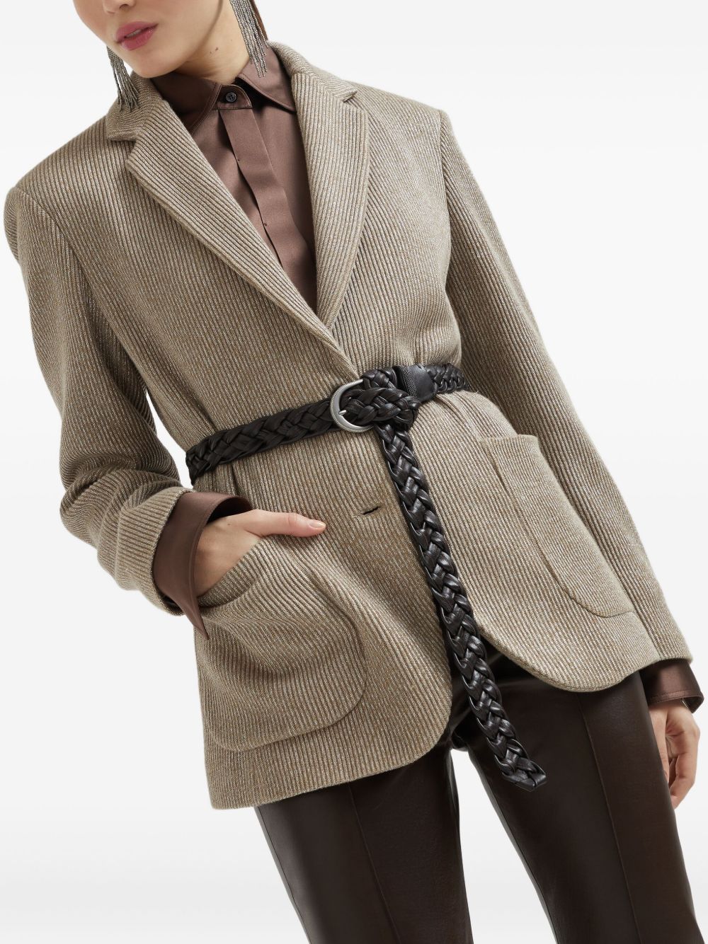 Brunello Cucinelli Beige Jacket Glam Steals