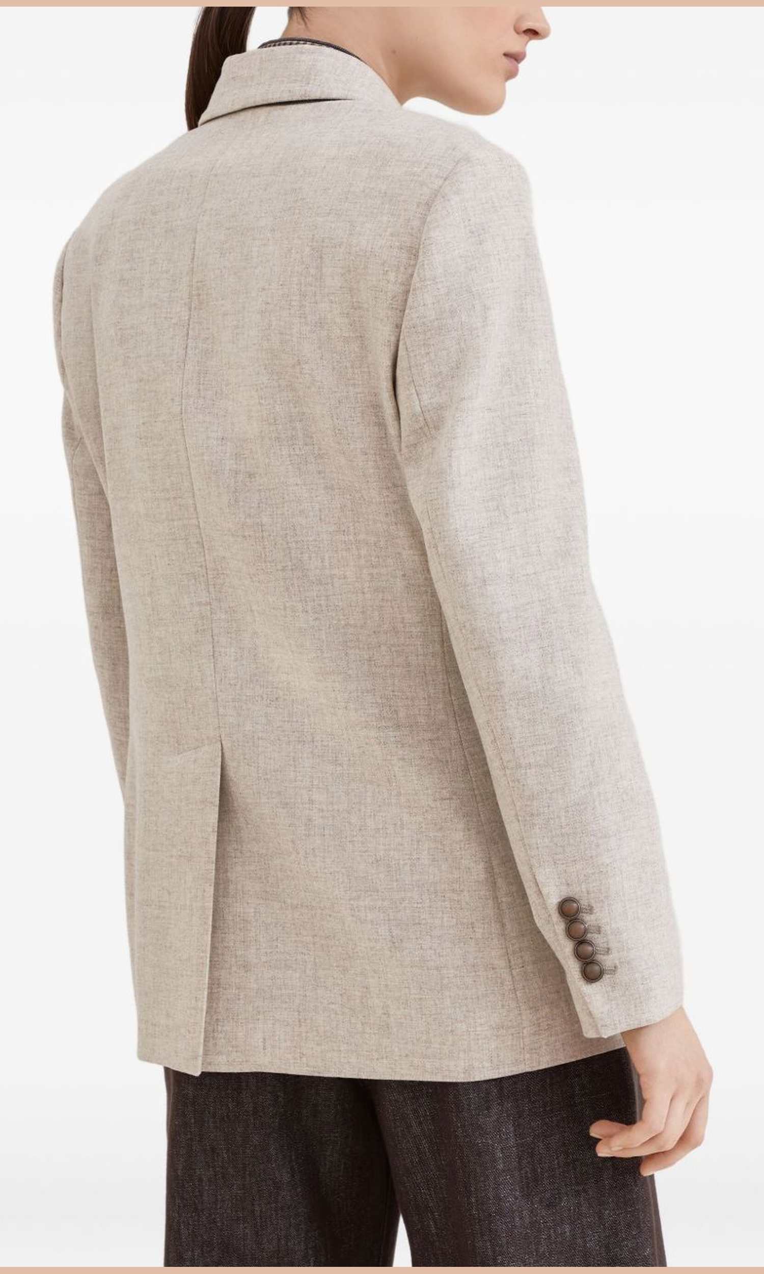 Brunello Cucinelli Beige Jacket Glam Steals