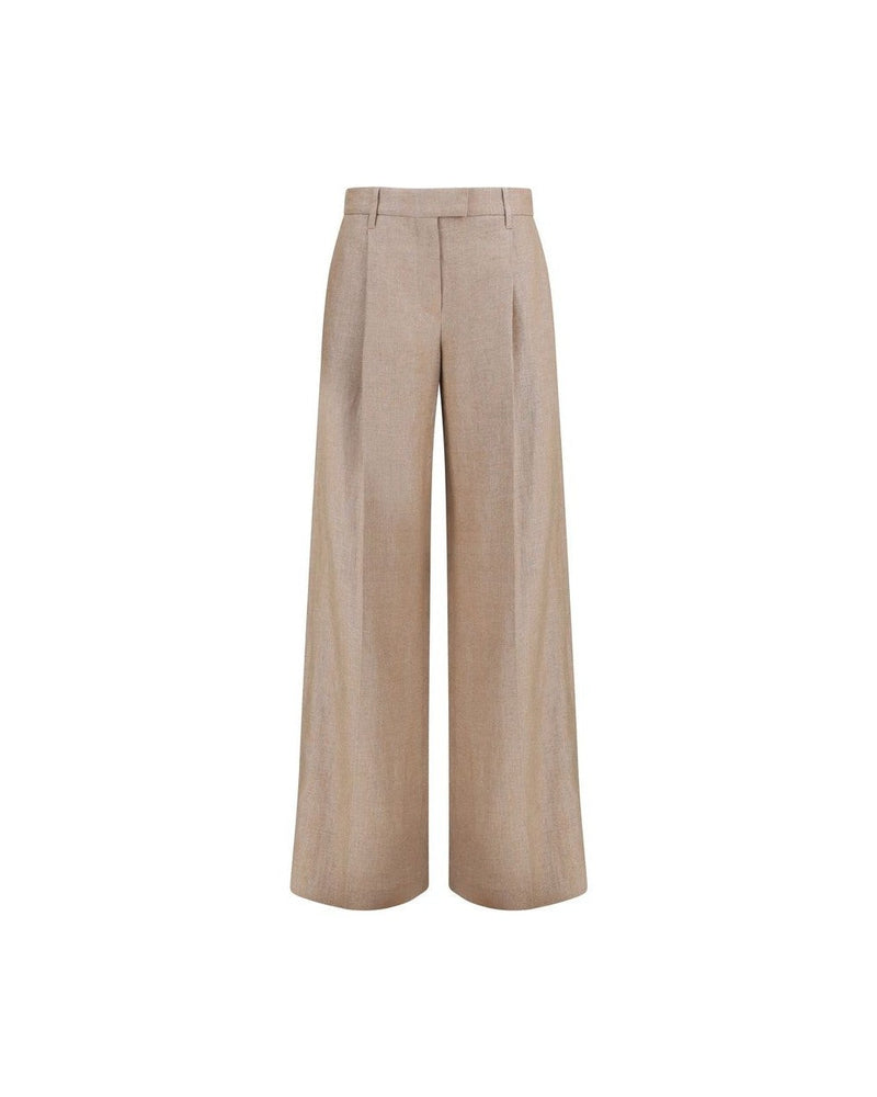 Brunello Cucinelli Beige Linen Casual Pant Glam Steals