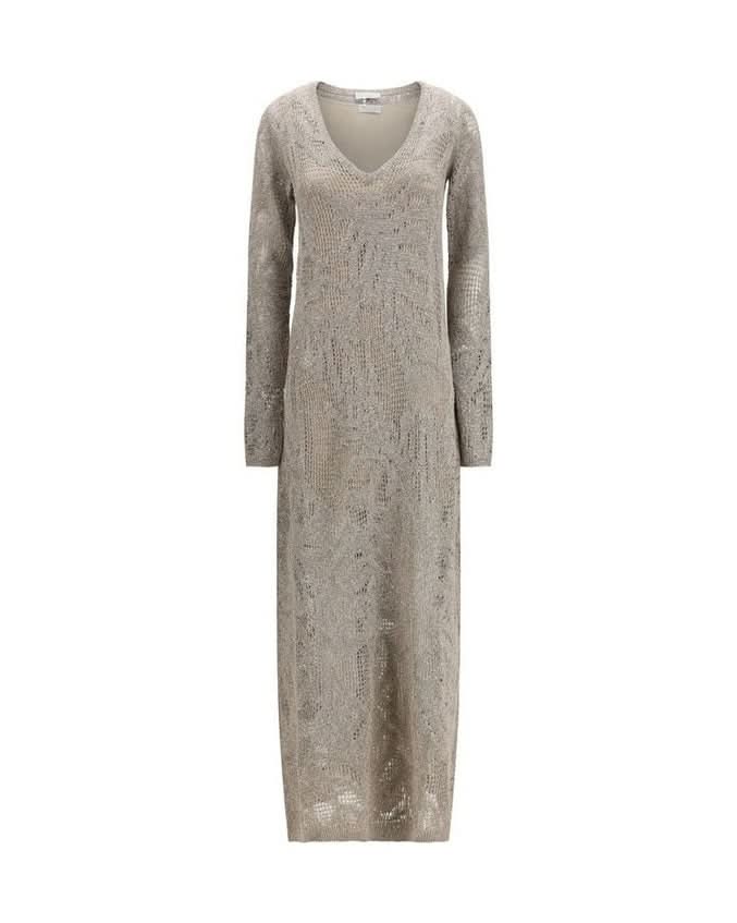 Brunello Cucinelli Beige Linen Dress 
