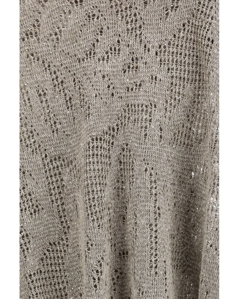 Brunello Cucinelli Beige Linen Hoodie 