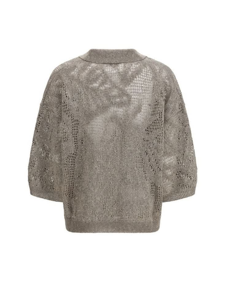 Brunello Cucinelli Beige Linen Polo Shirt Glam Steals