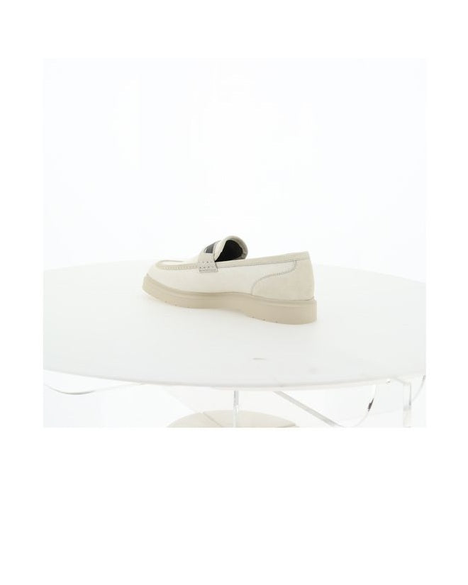 Brunello Cucinelli Beige Loafers Shoes Glam Steals