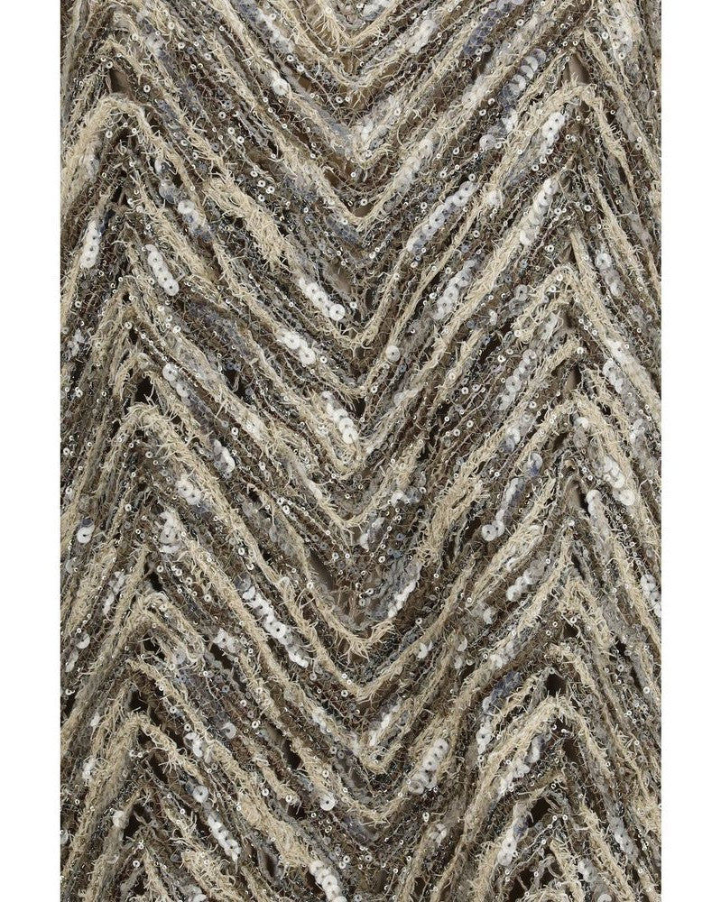 Brunello Cucinelli Beige Paper Cocktail Dress Glam Steals