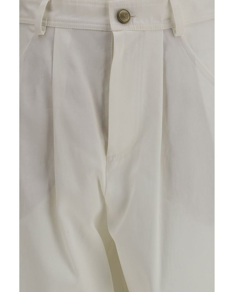Brunello Cucinelli Beige Silk Casual Pant Glam Steals