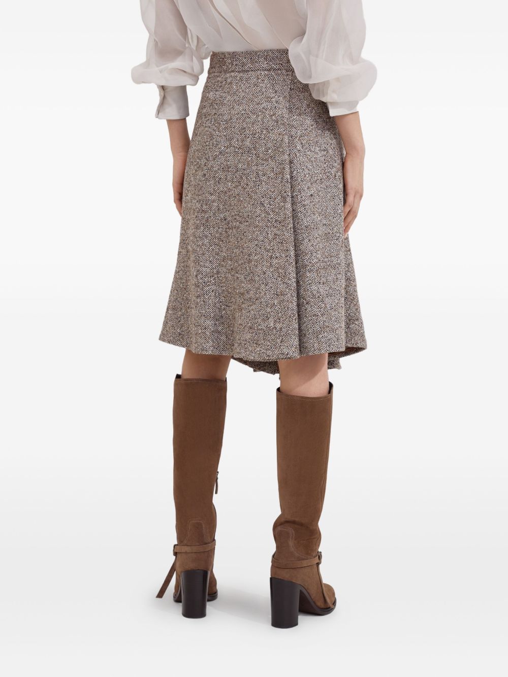 Brunello Cucinelli Beige Skirt Glam Steals