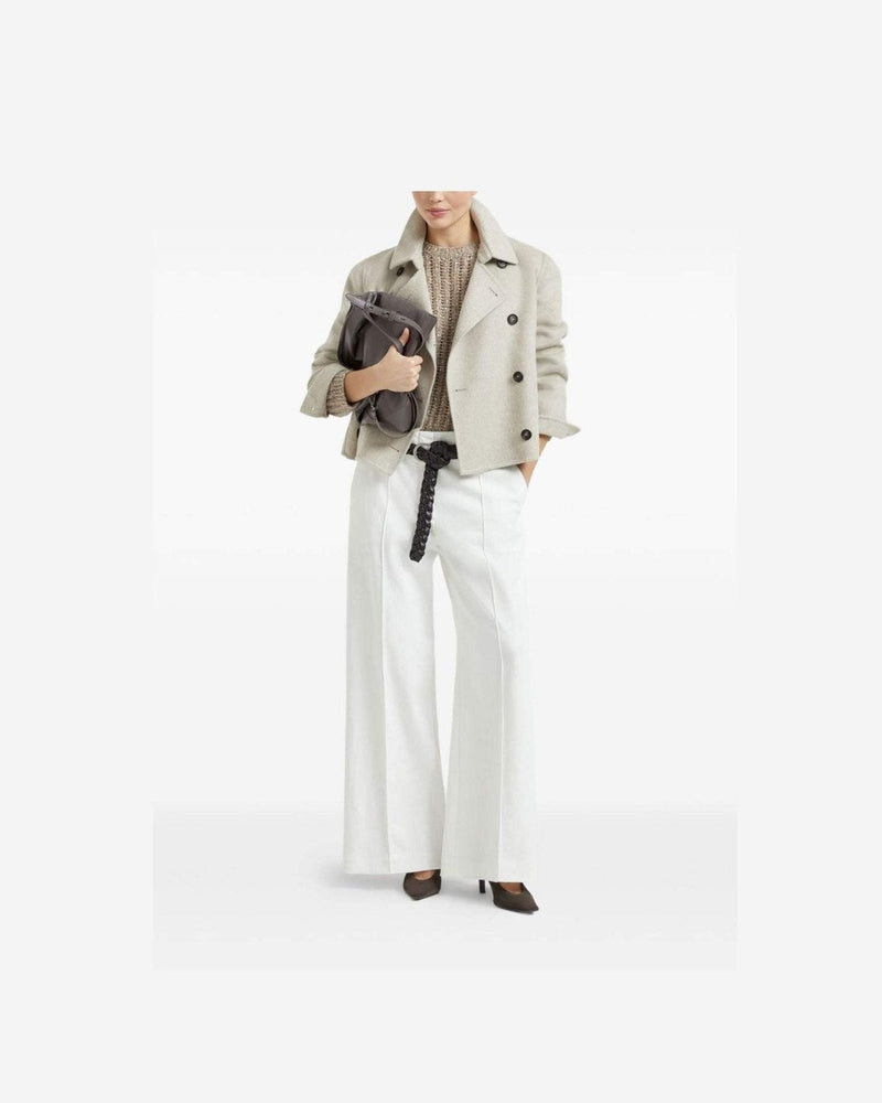 Brunello Cucinelli Beige Sweater Glam Steals