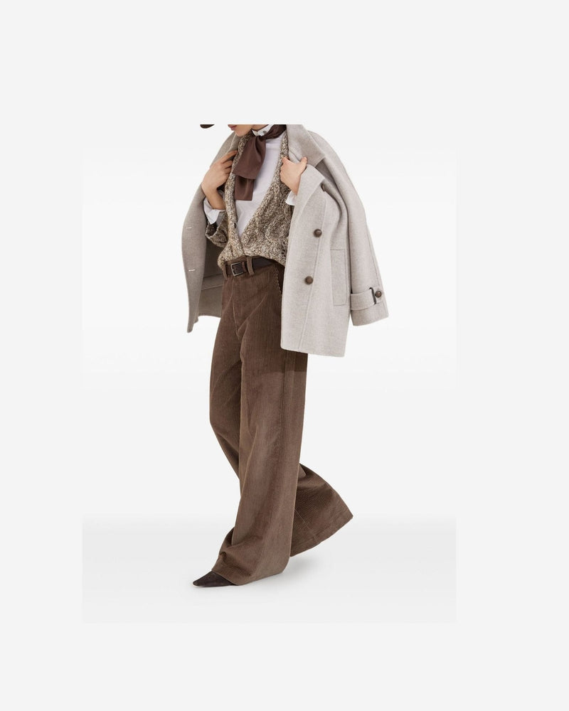 Brunello Cucinelli Beige Sweater Glam Steals