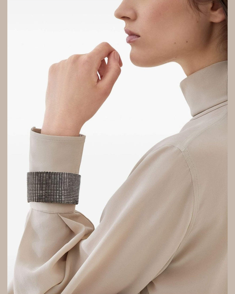 Brunello Cucinelli Beige Sweater Glam Steals