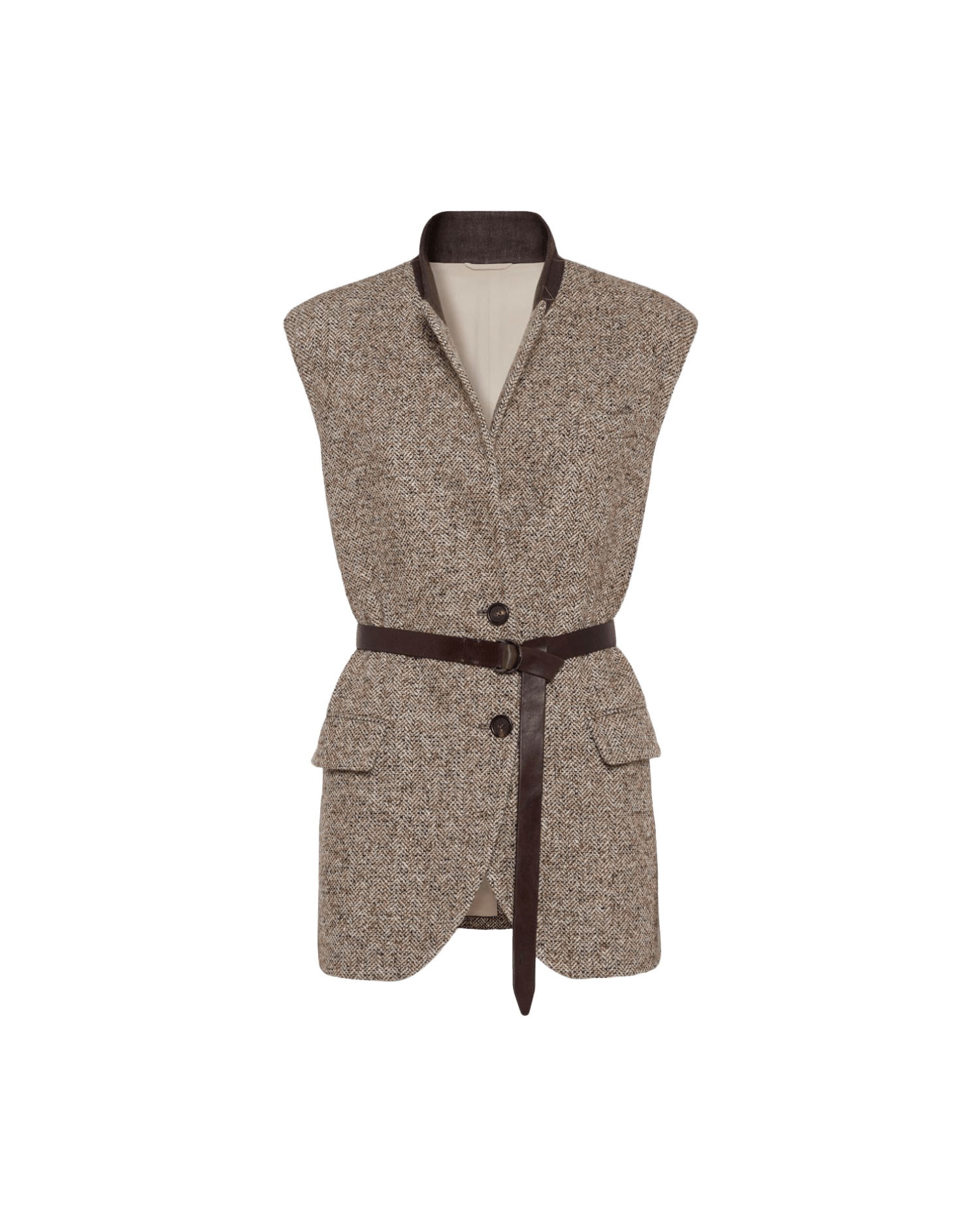 Brunello Cucinelli Beige Sweater Glam Steals