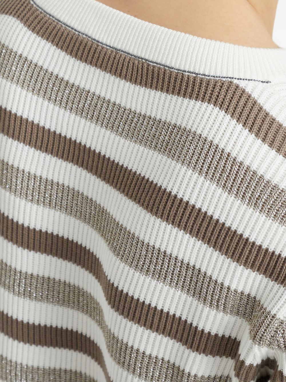 Brunello Cucinelli Beige Sweater Glam Steals