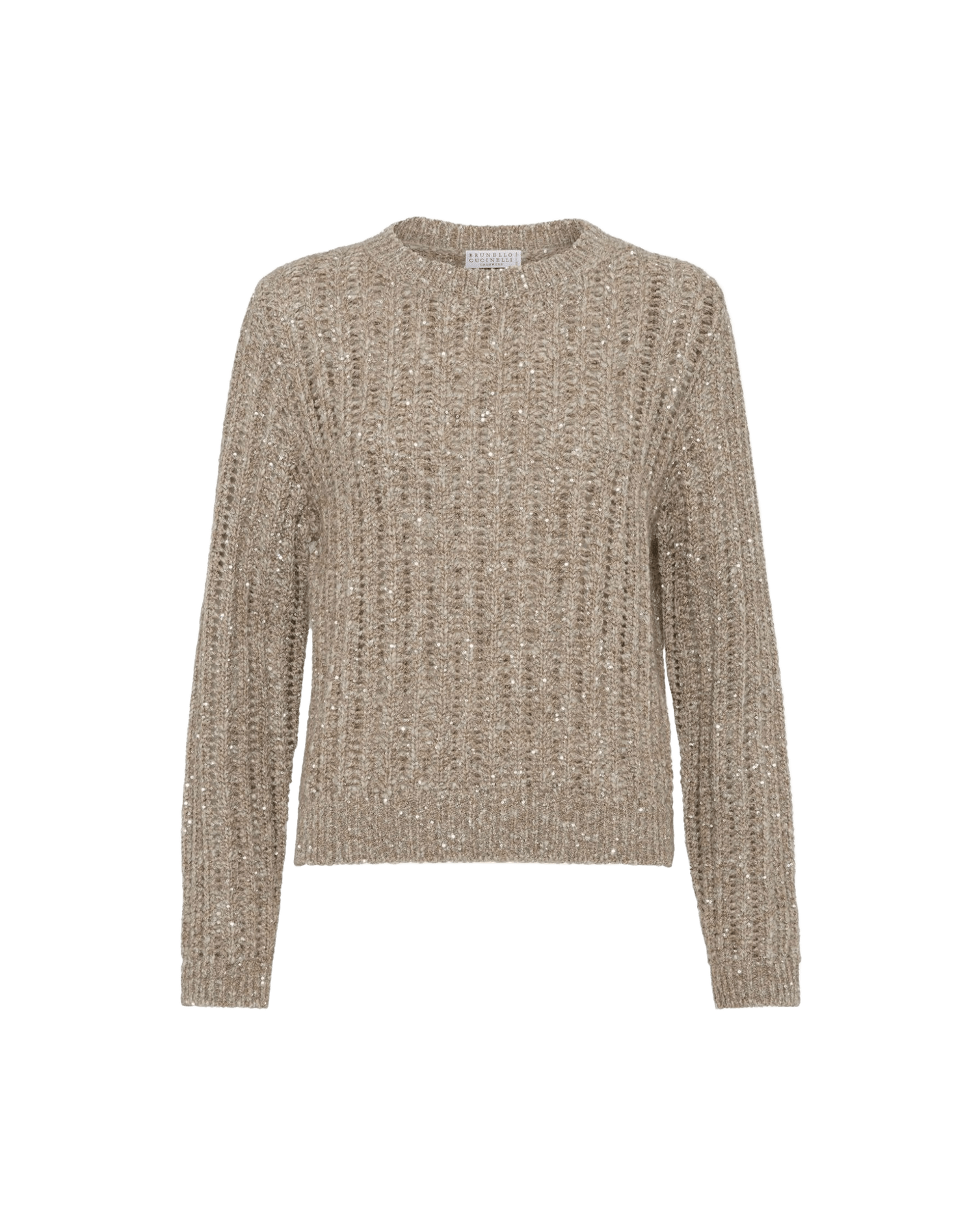 Brunello Cucinelli Beige Sweater Glam Steals