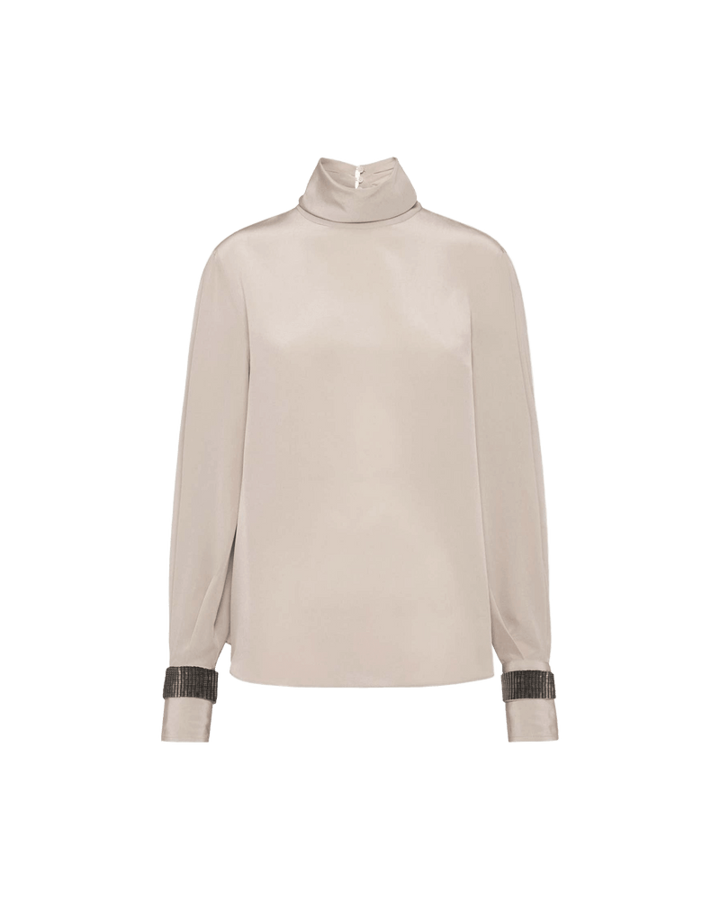 Brunello Cucinelli Beige Sweater Glam Steals