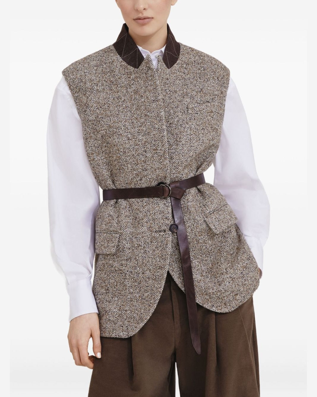 Brunello Cucinelli Beige Sweater Glam Steals