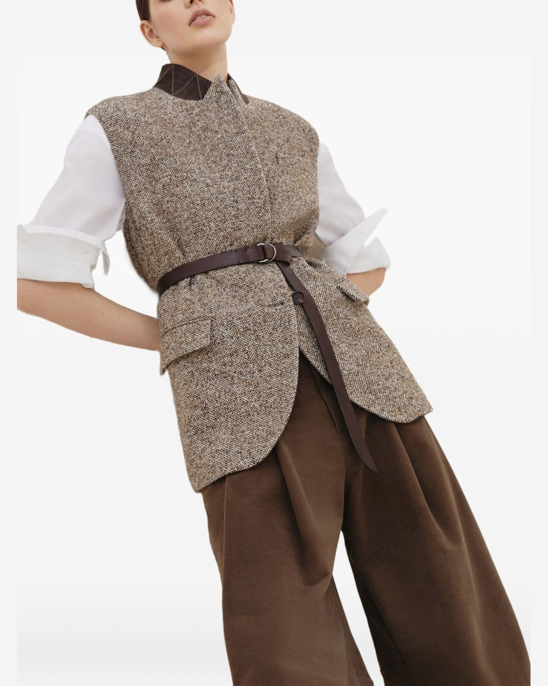 Brunello Cucinelli Beige Sweater Glam Steals