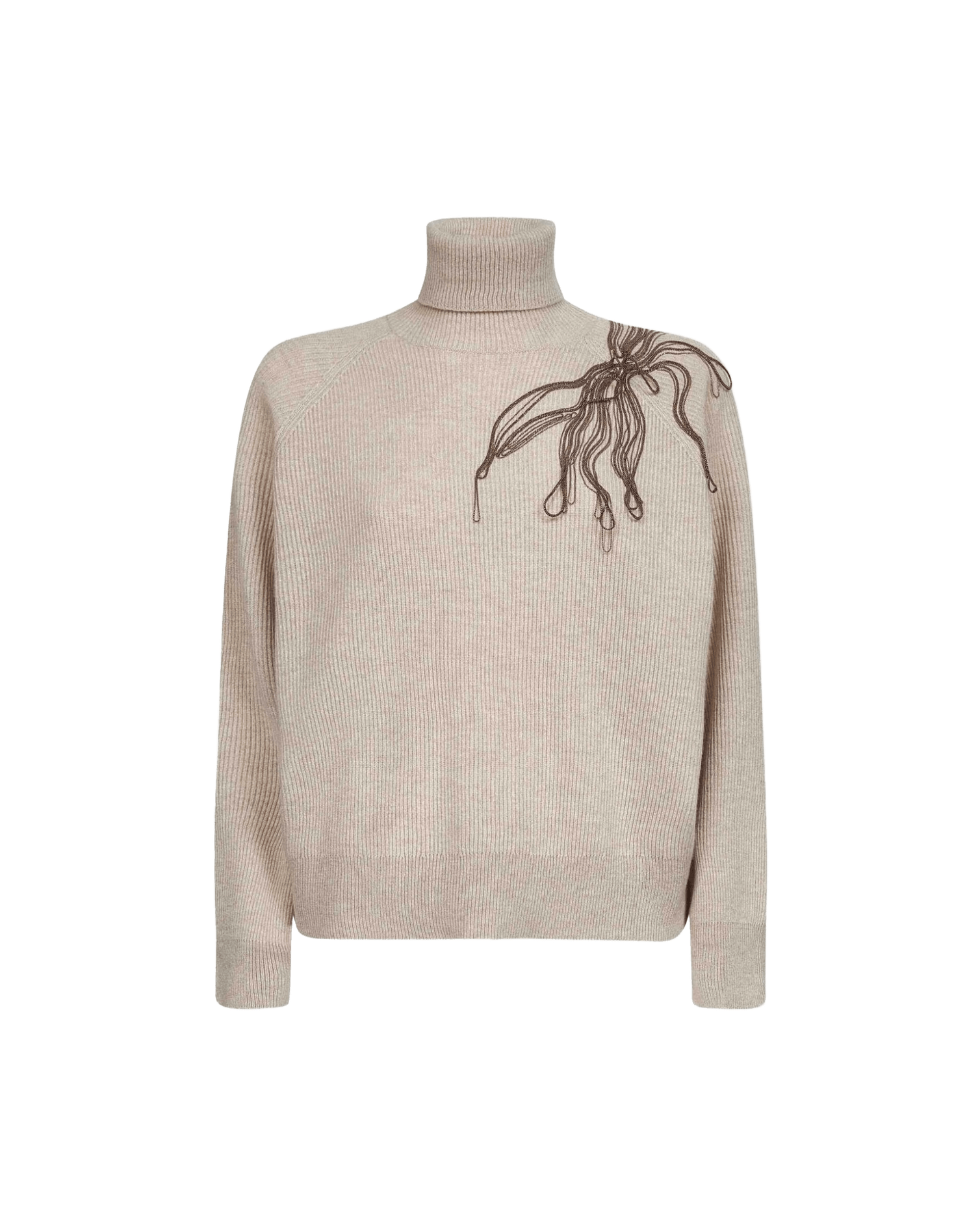Brunello Cucinelli Beige Sweater Glam Steals