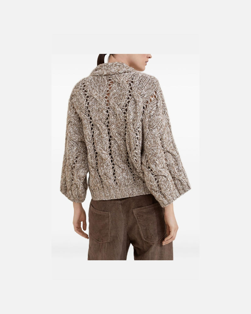 Brunello Cucinelli Beige Sweater Glam Steals