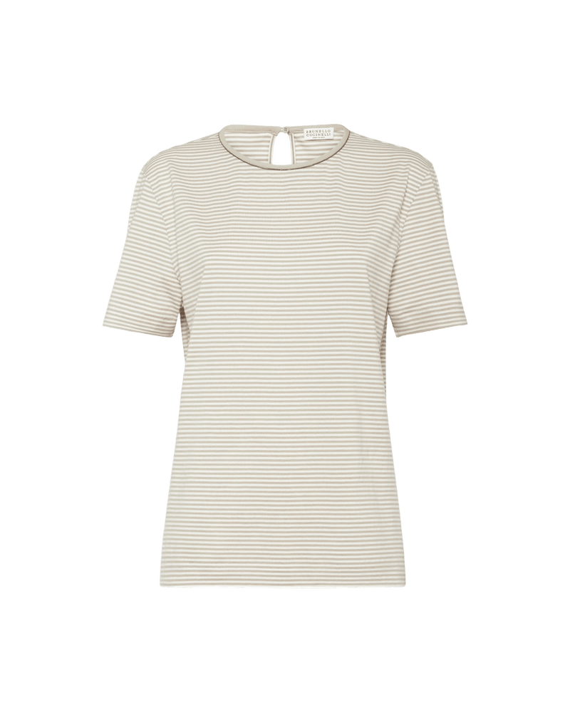 Brunello Cucinelli Beige T-shirt Glam Steals