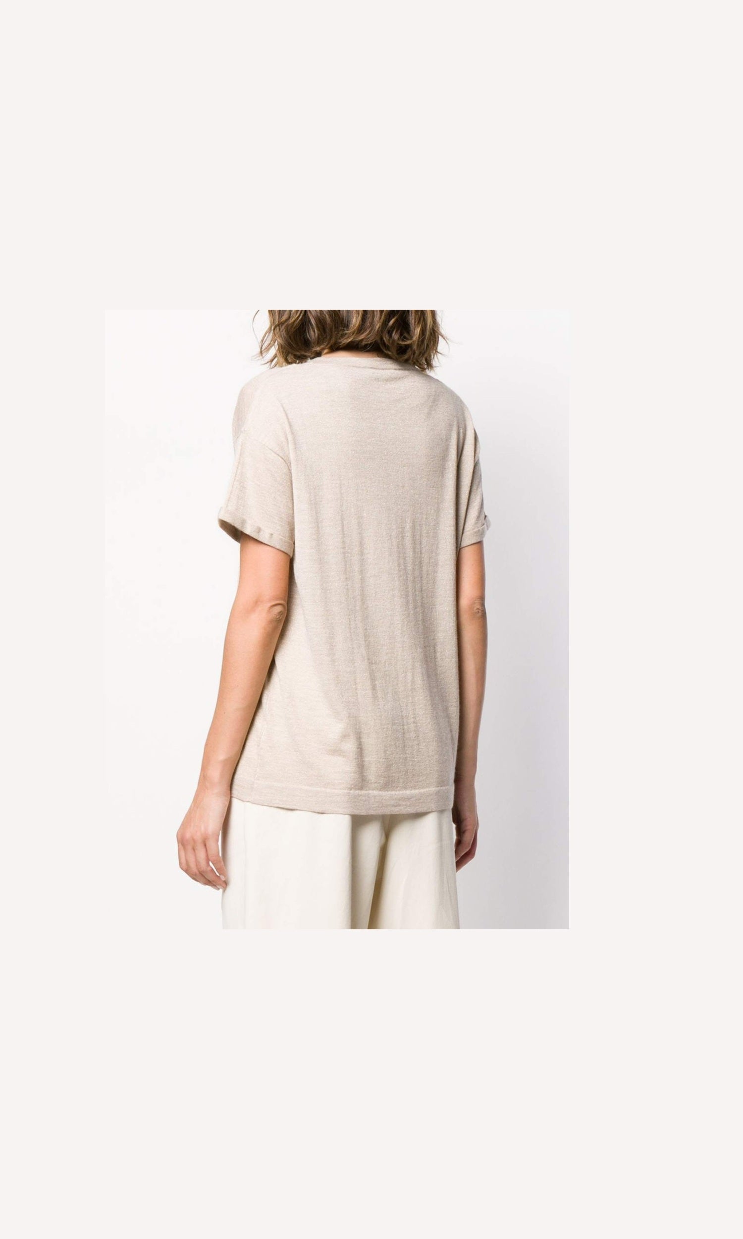 Brunello Cucinelli Beige T-shirt and Polo Glam Steals