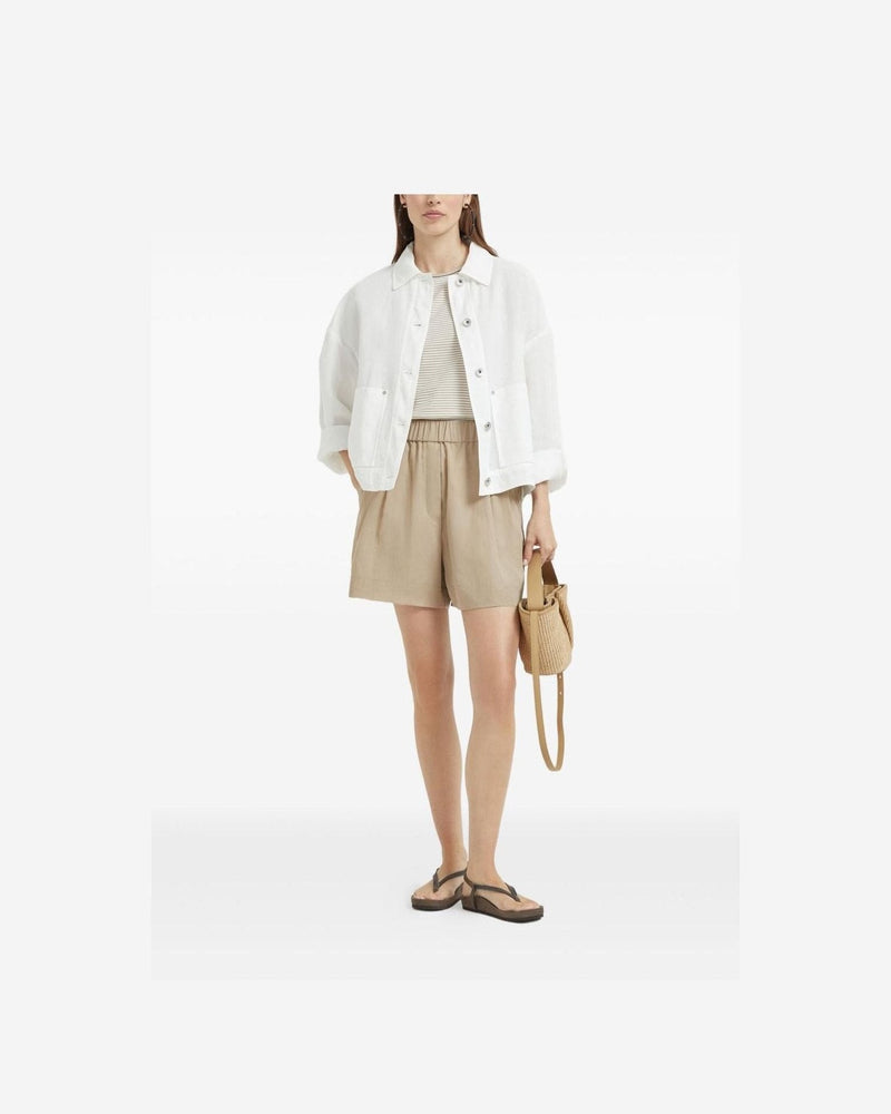 Brunello Cucinelli Beige T-shirt and Polo Glam Steals