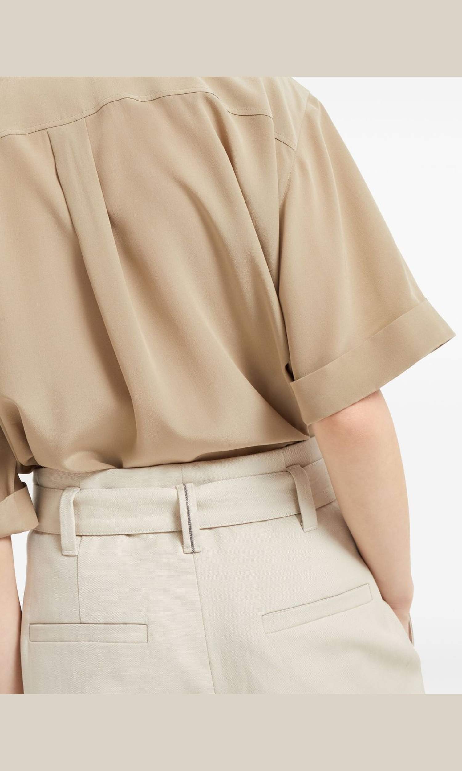 Brunello Cucinelli Beige Trouser Glam Steals