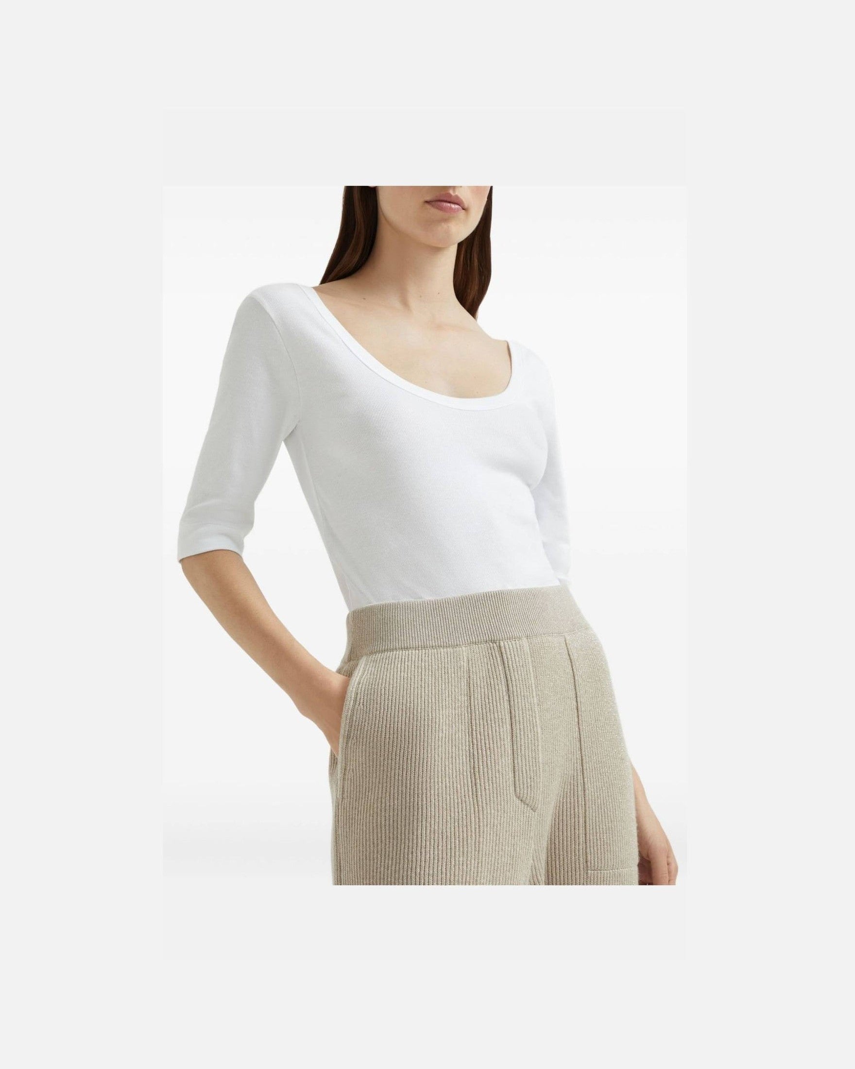 Brunello Cucinelli Beige Trouser Glam Steals