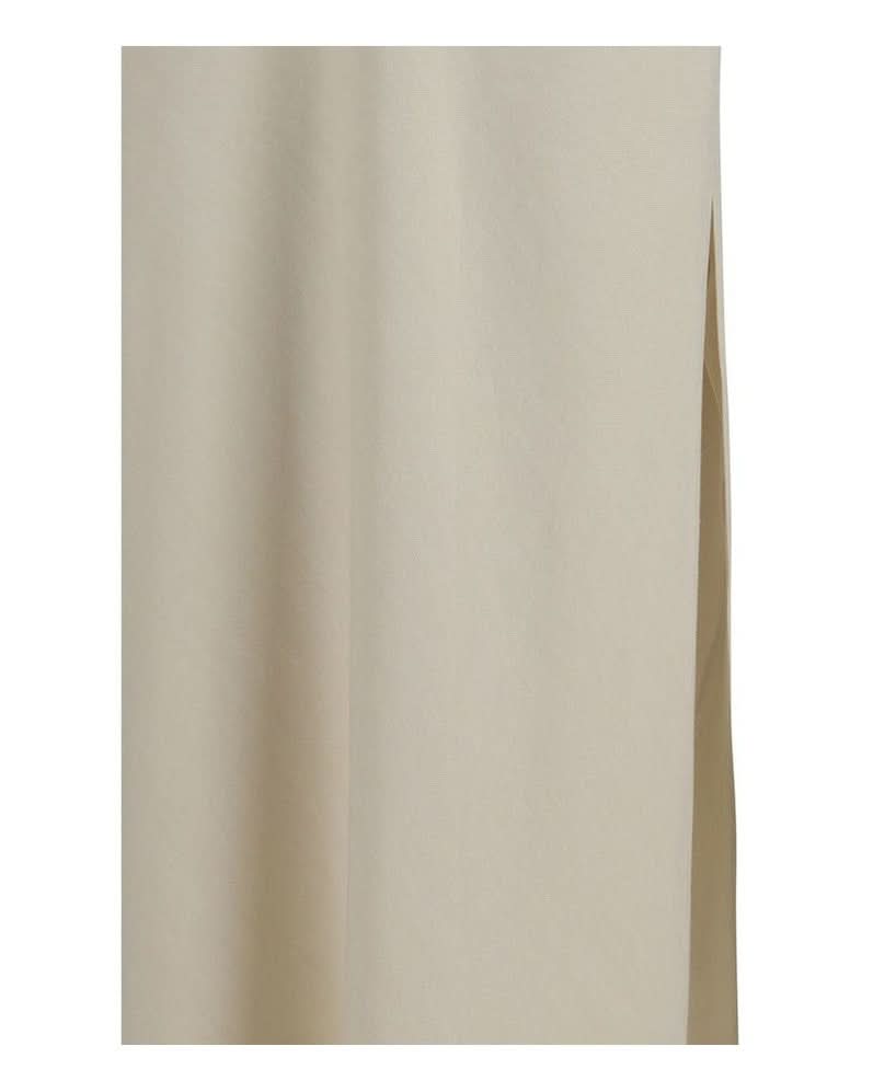 Brunello Cucinelli Beige Viscose Long Skirt 